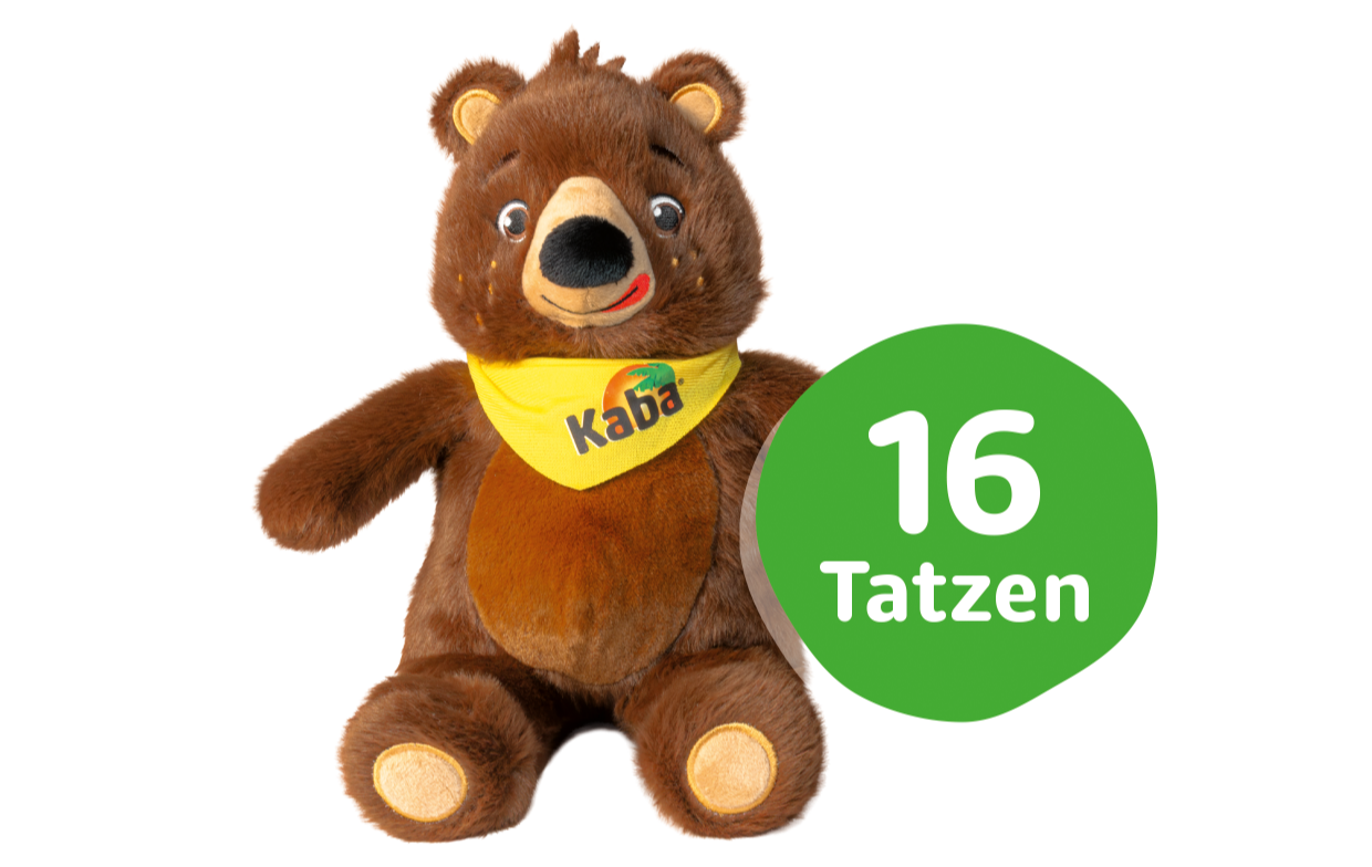 Abbildung Kaba Kuschelbär, einzulösen bei 16 Sammel-Tatzen